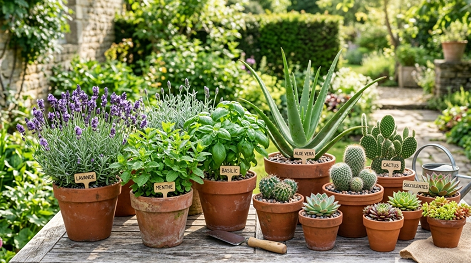 Collection de plantes faciles à entretenir pour débutants