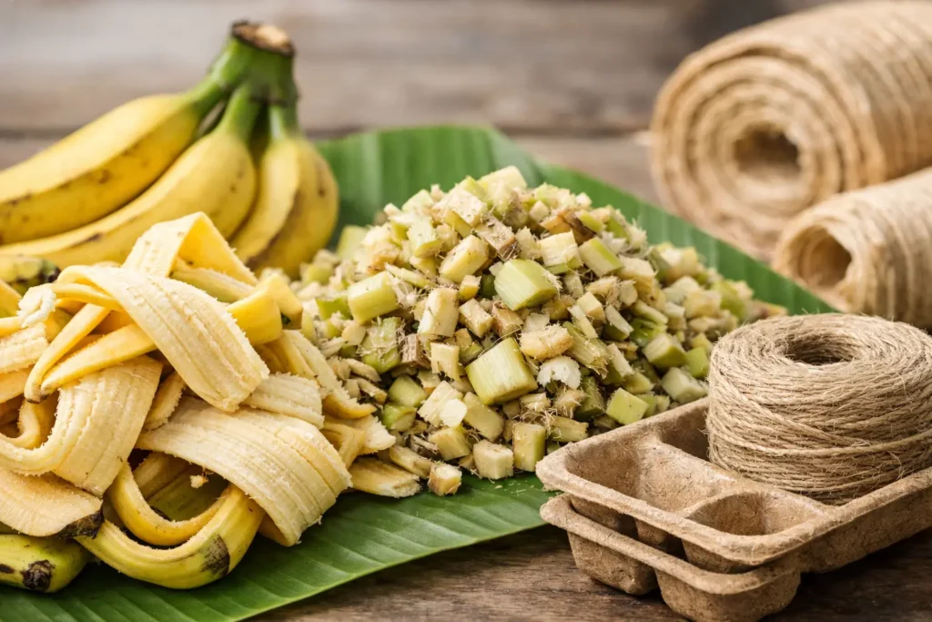 Avantages des rejets de bananes décortiqués