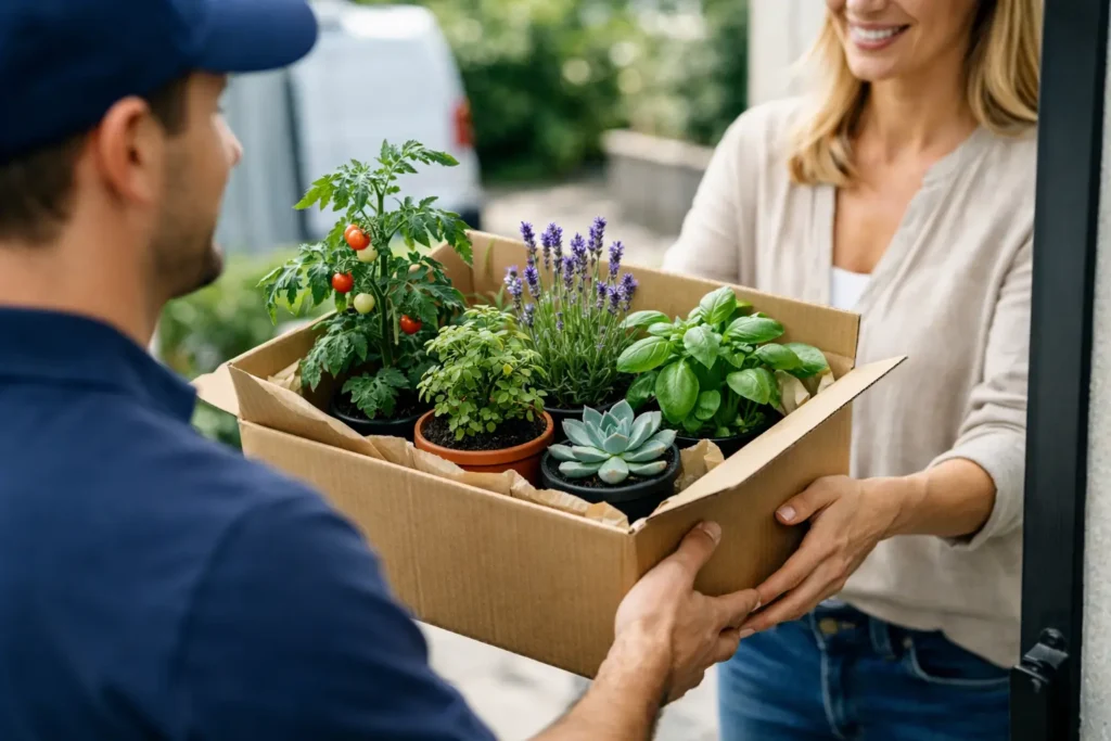 Livraison de plants à domicile: bien choisir