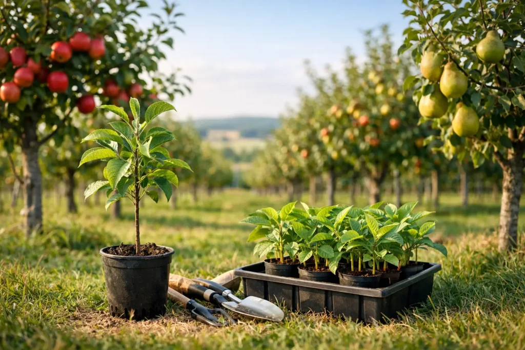 Quels plants pour un verger rentable ?