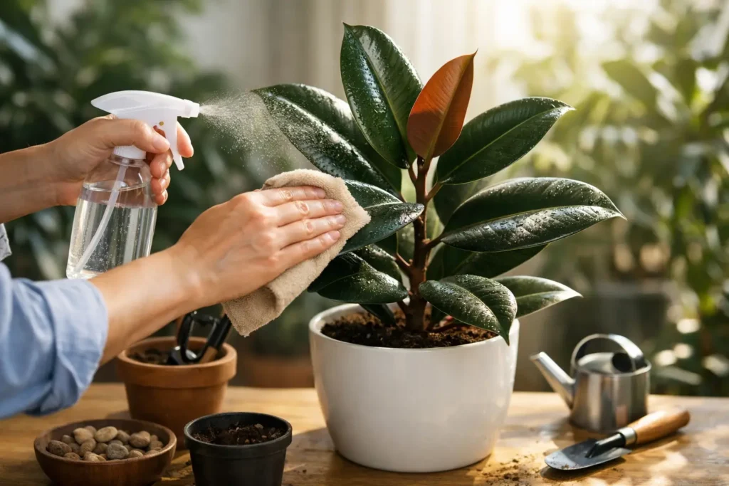 Comment entretenir un ficus elastica facilement