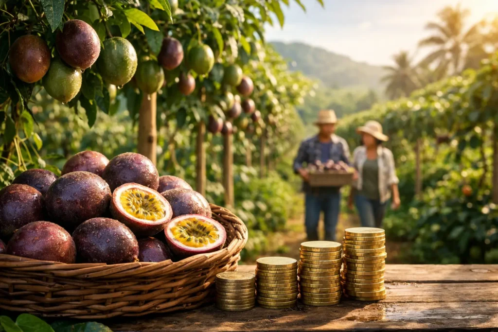 Fruit de la passion: combien ça rapporte vraiment?