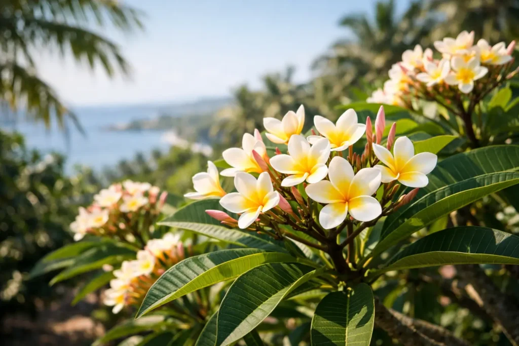 Tout savoir sur le frangipanier et sa floraison