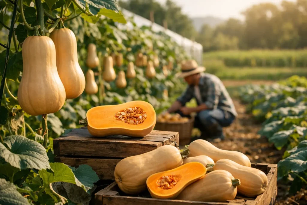 Courge butternut : culture et récolte réussies