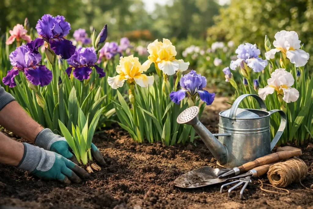 Iris : plantation, entretien et floraison