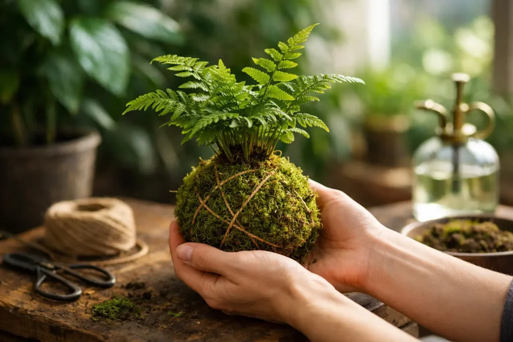 Kokedama : créer et entretenir sa boule de mousse