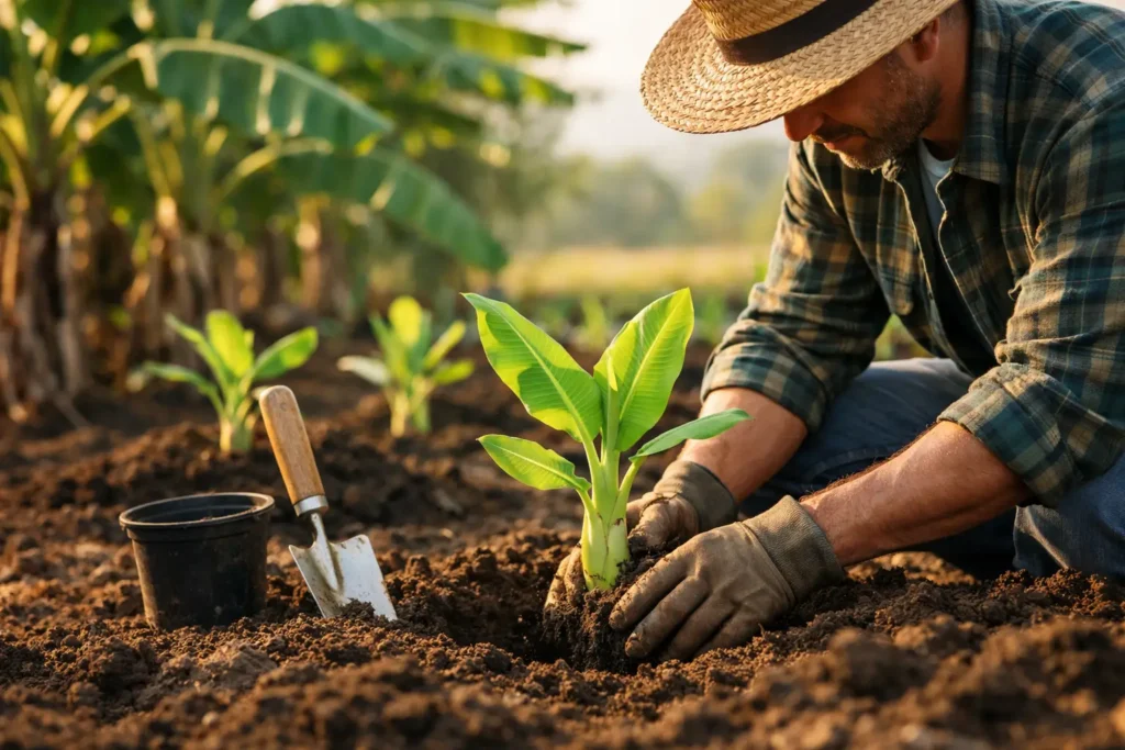 Quand planter rejets bananiers ? Le bon moment