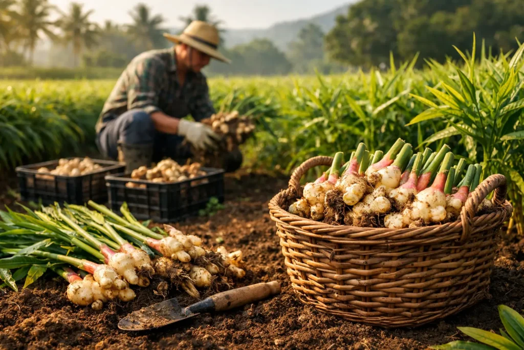 Cultiver le gingembre : récolte de qualité
