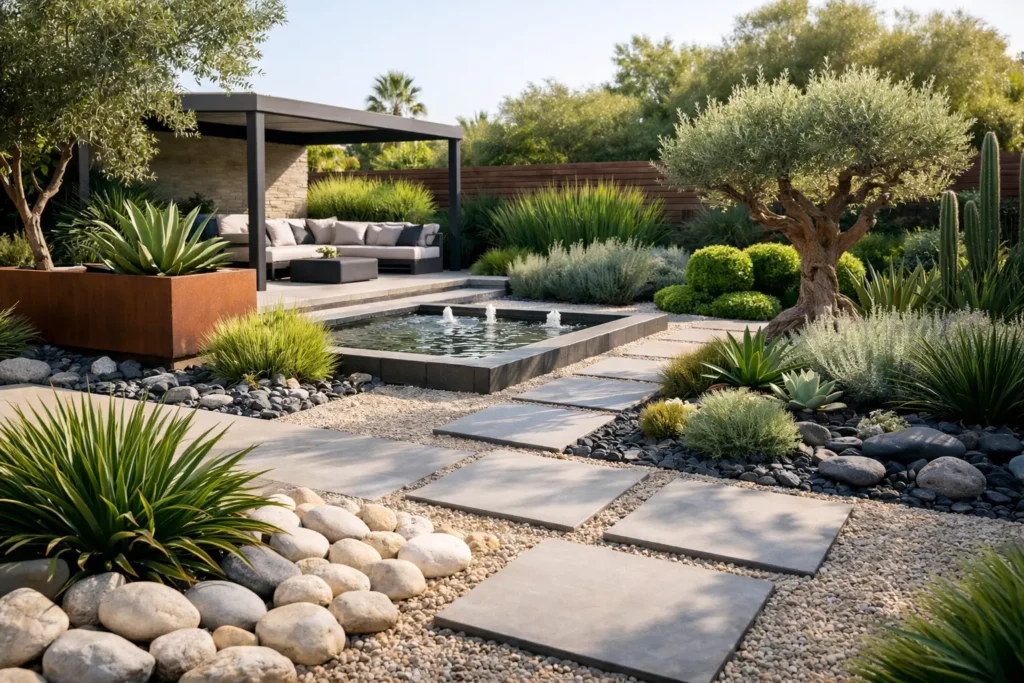 8 idées de jardin moderne avec peu d’entretien