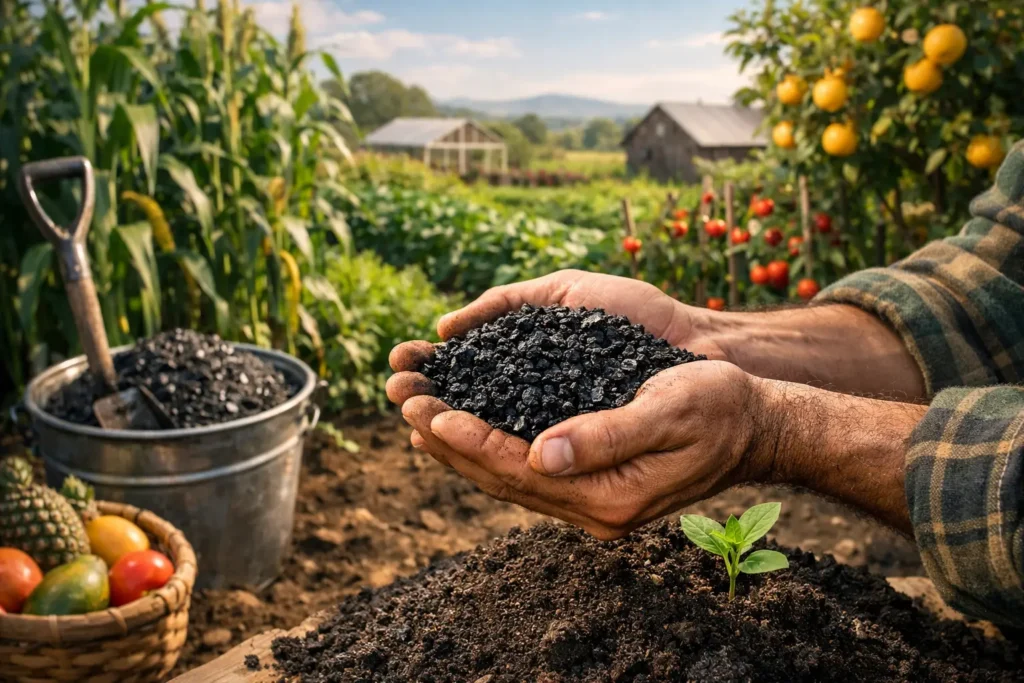 Fabriquer un biochar de qualité pour la fertilité