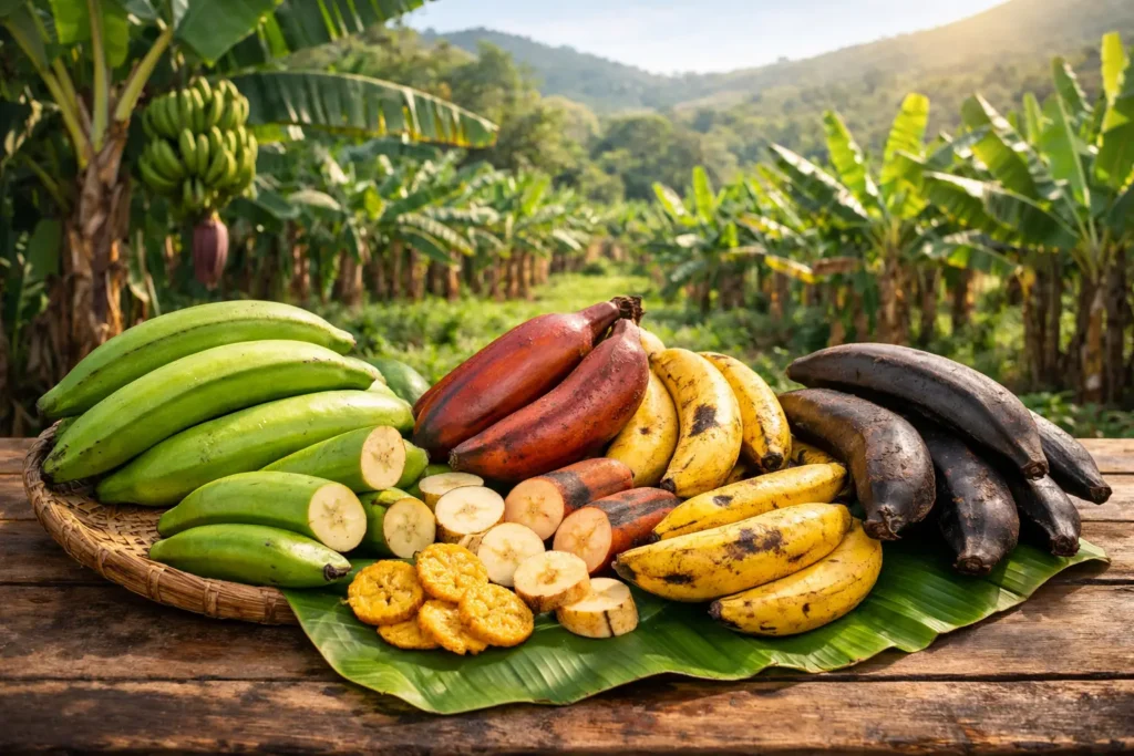 Les meilleures variétés de banane plantain