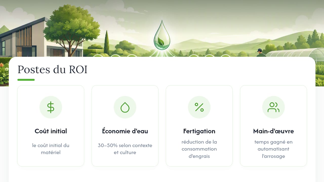 Quatre aspects du retour sur investissement