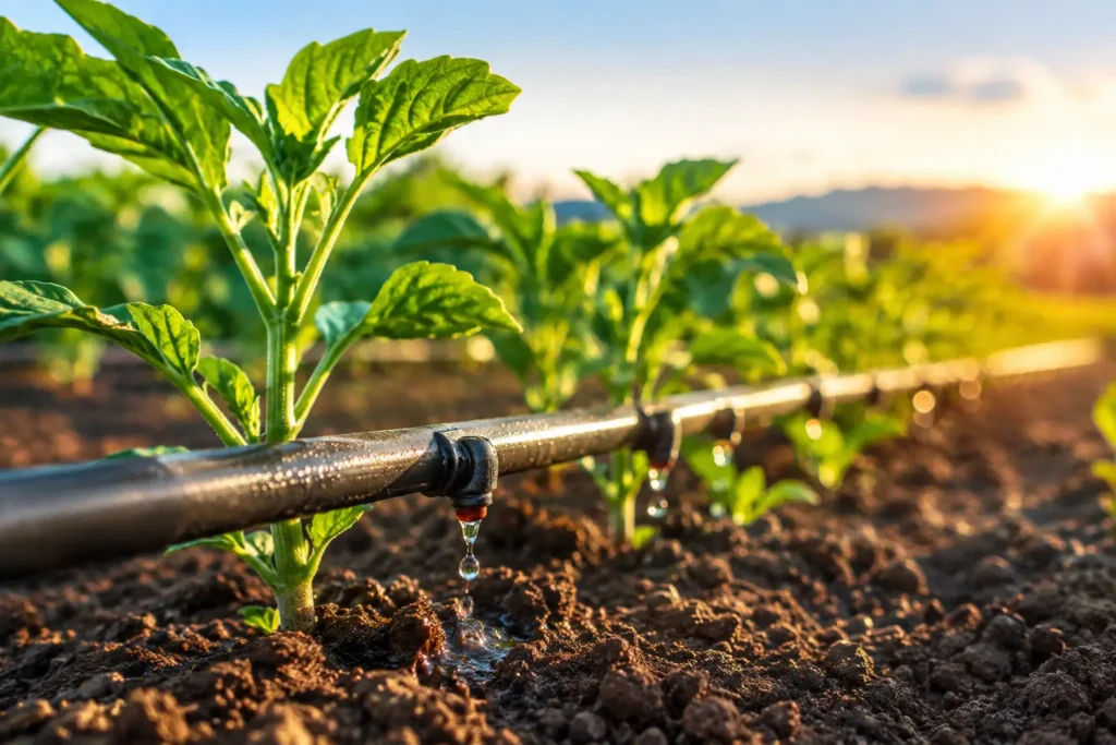 Irrigation goutte-à-goutte : économiser l’eau et gagner