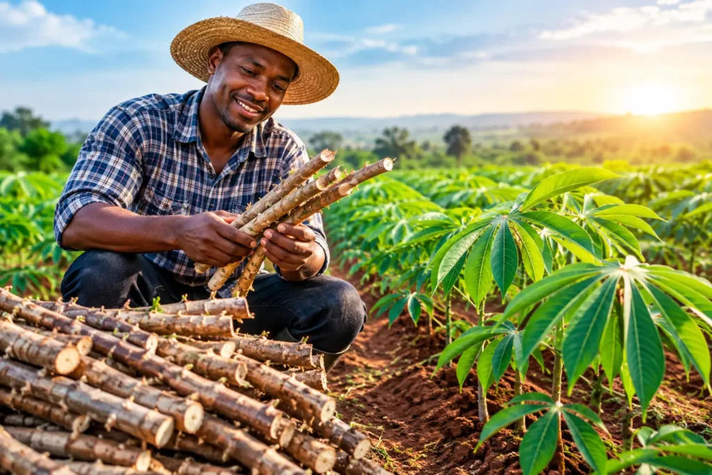 Nombre de boutures de manioc par hectare
