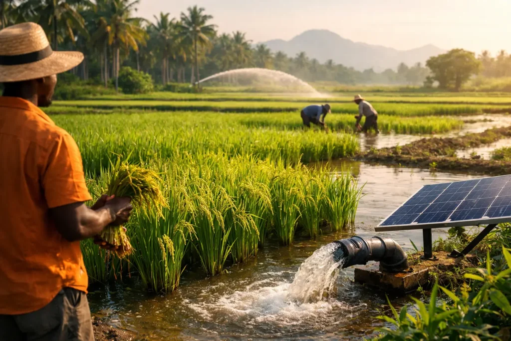 Riz irrigué en Afrique : 8 leviers de rendement
