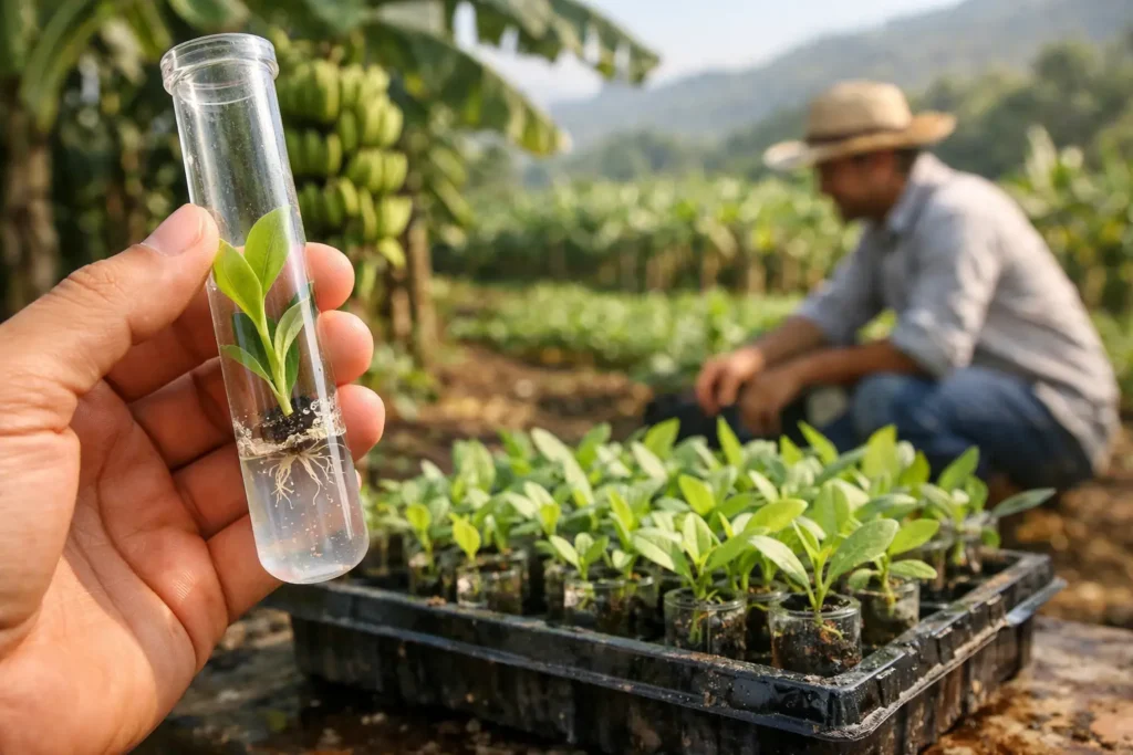 Vitroplants de plantain : 7 avantages pour les planteurs